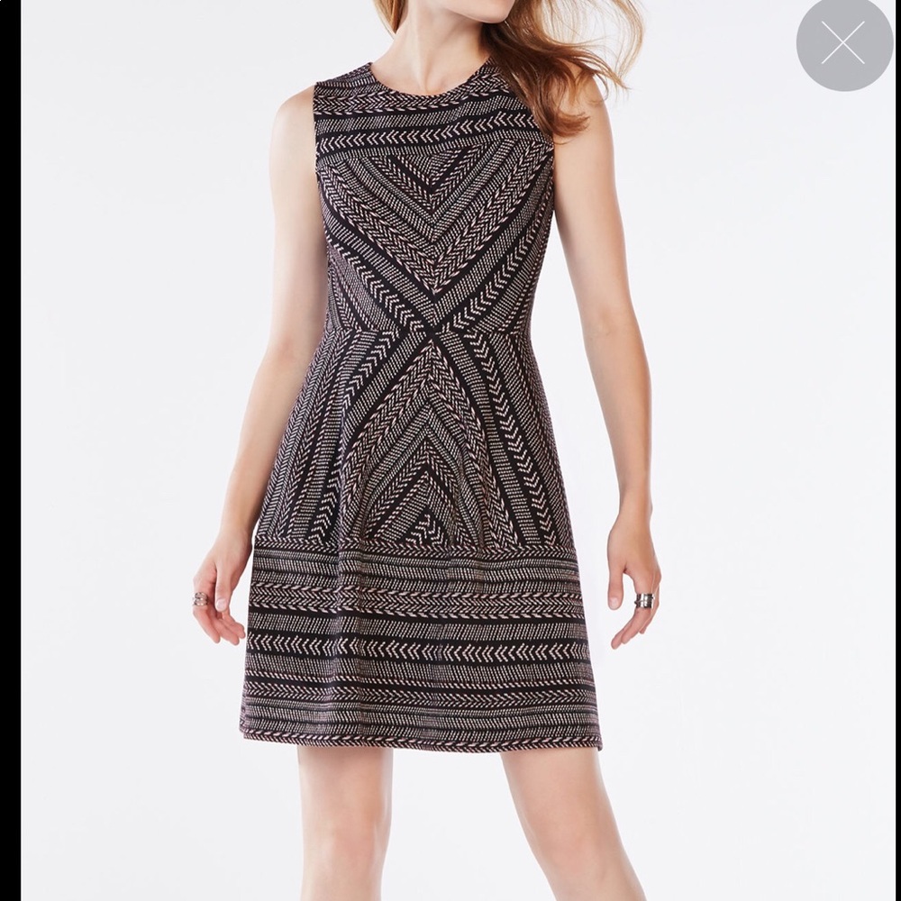 BCBG chevron dress